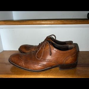 Mens Cole Haan brown dress shoes